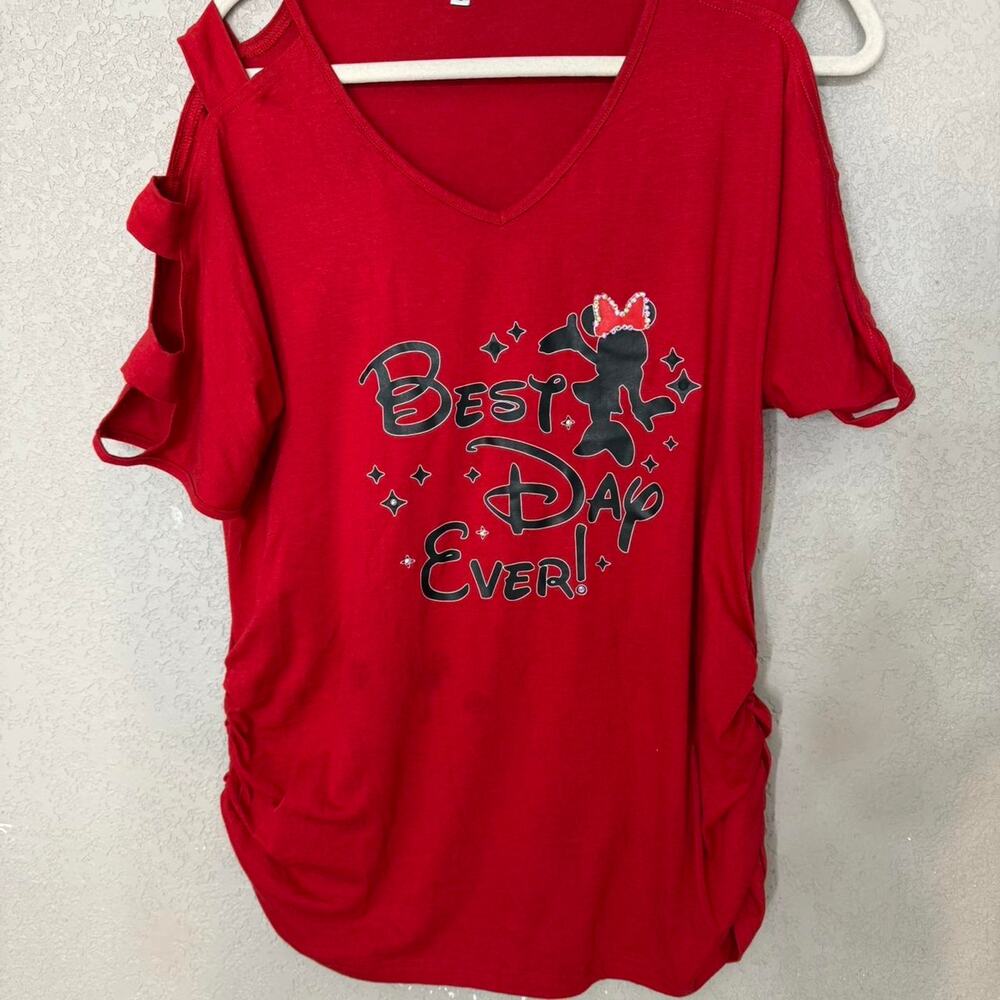 Red disney minnie mouse
